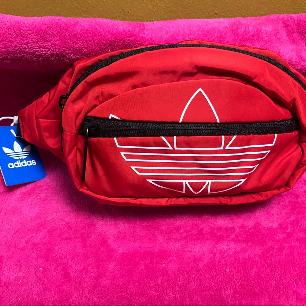 NWT -Adidas - National Waist Pack Fanny Pack Red